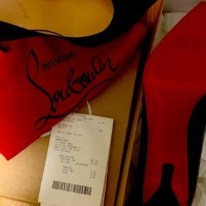Christian Louboutin Apostrophy 100 Nappa Pump Women Size 10.5/40.5